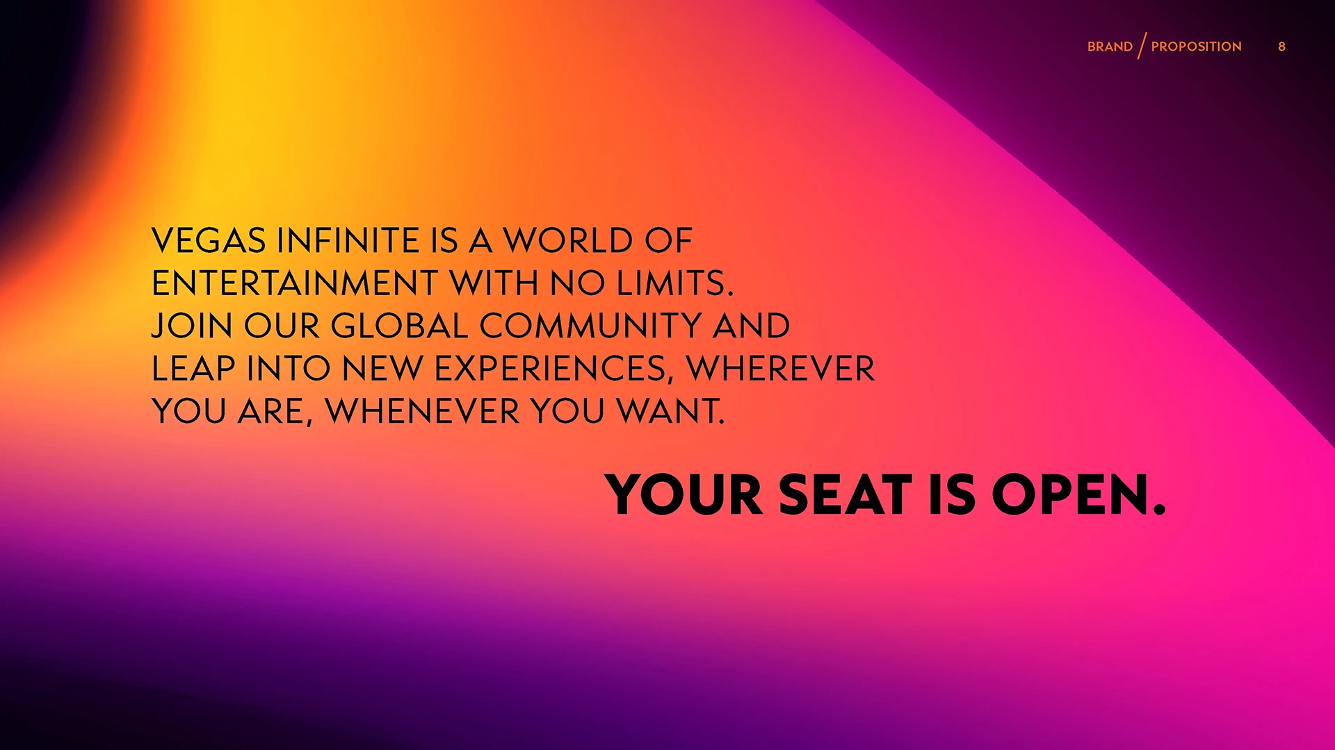 Vegas Infinite Brand Book Page 5